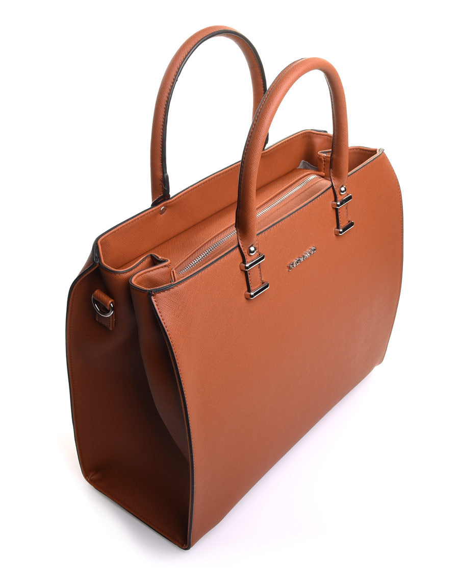 Grand sac à main camel