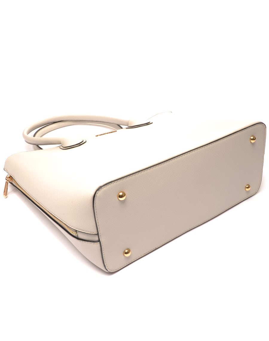 Grand sac à main gris clair Flora&Co