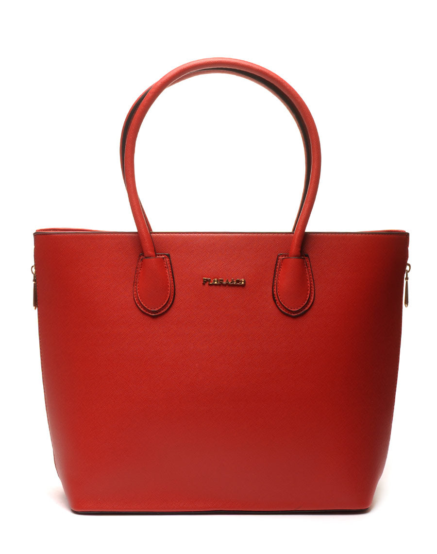 Grand sac à main rouge Flora&Co