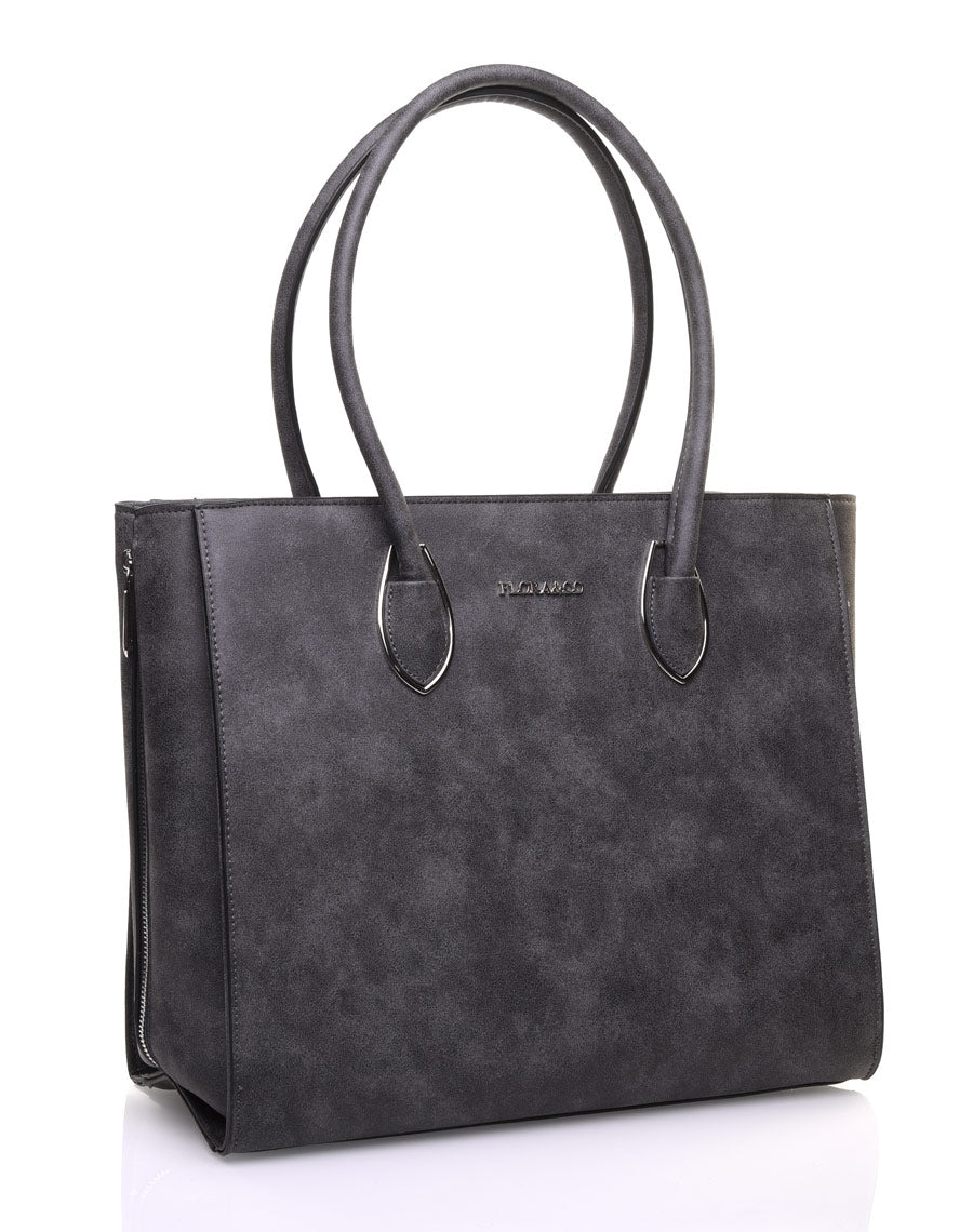 Large Sac à main Flora&co gris