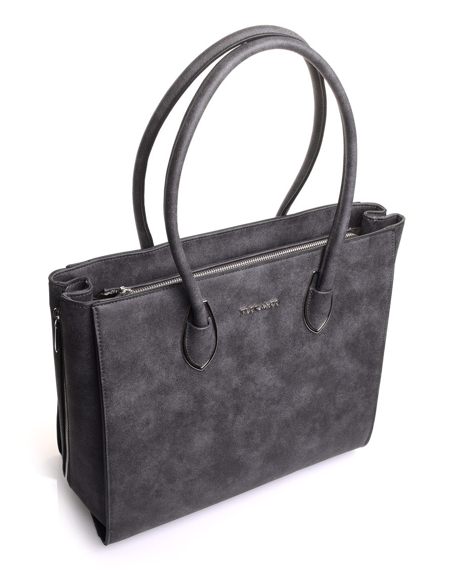 Large Sac à main Flora&co gris