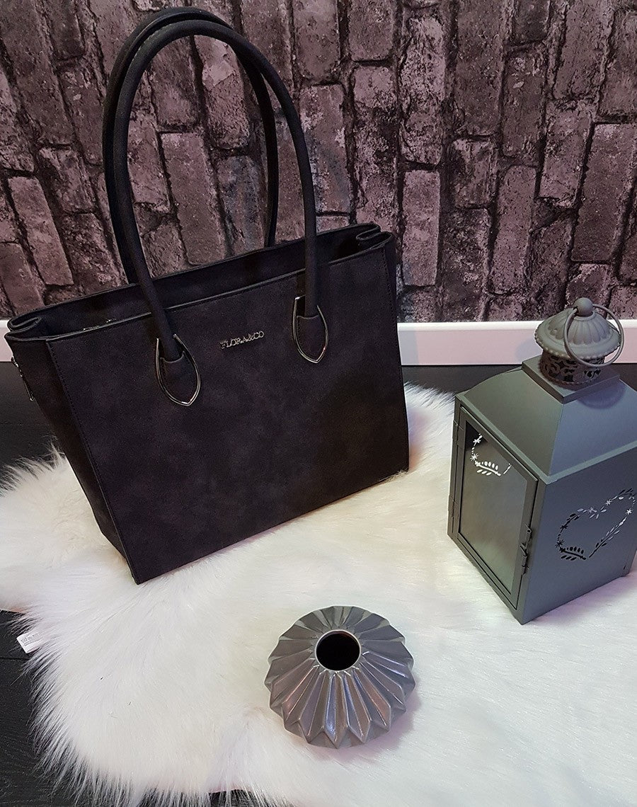 Large Sac à main Flora&co noir