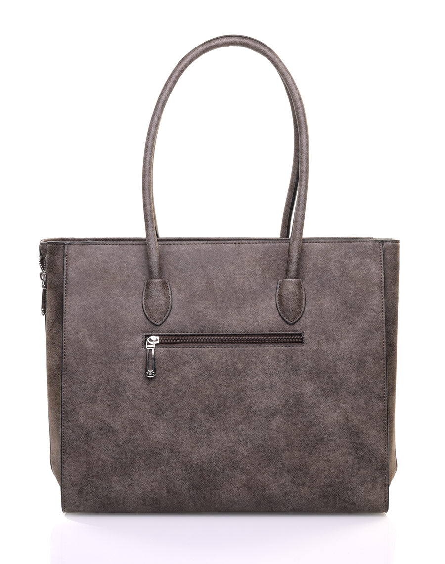 Large Sac à main Flora&co taupe