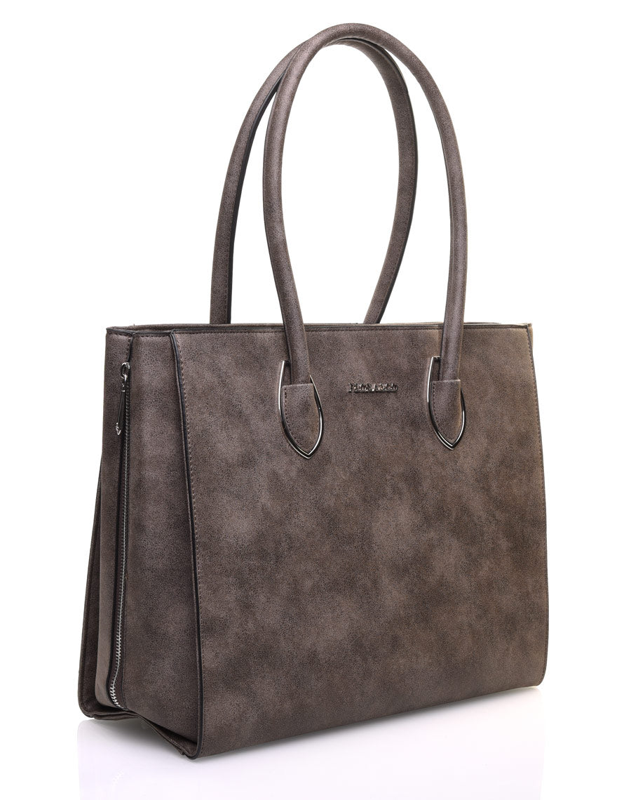 Large Sac à main Flora&co taupe