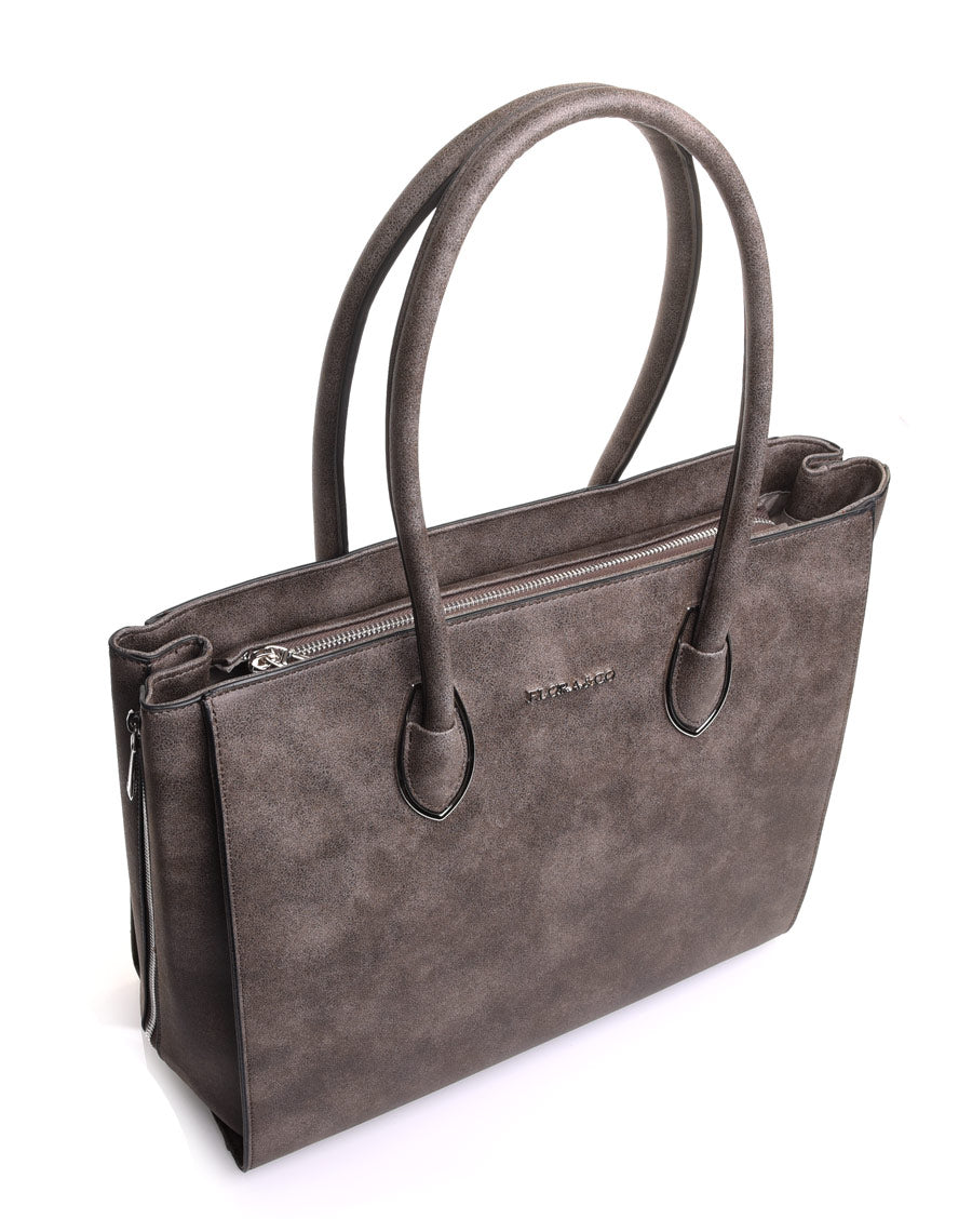 Large Sac à main Flora&co taupe