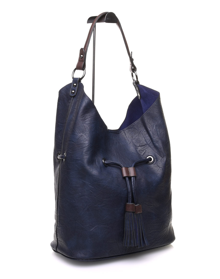 Large sac quotidien bleu