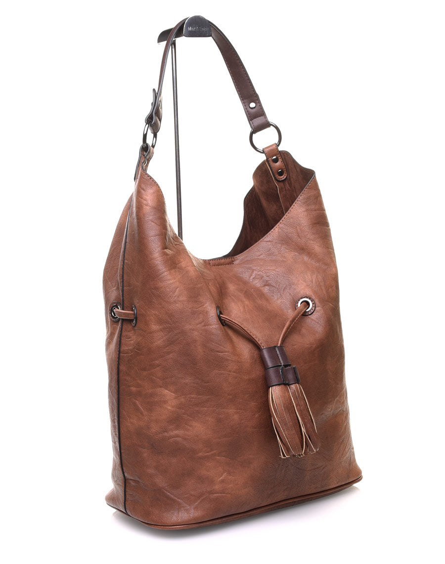 Large sac quotidien camel