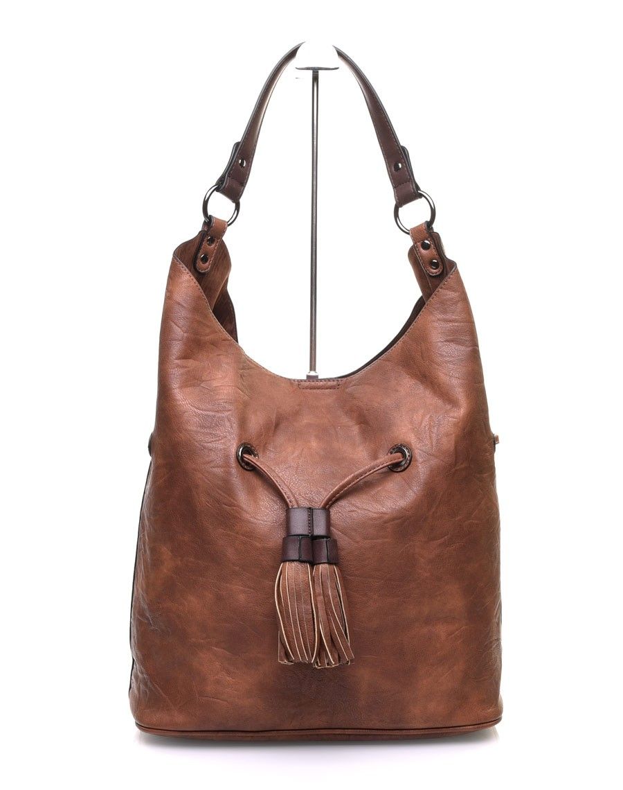 Large sac quotidien camel