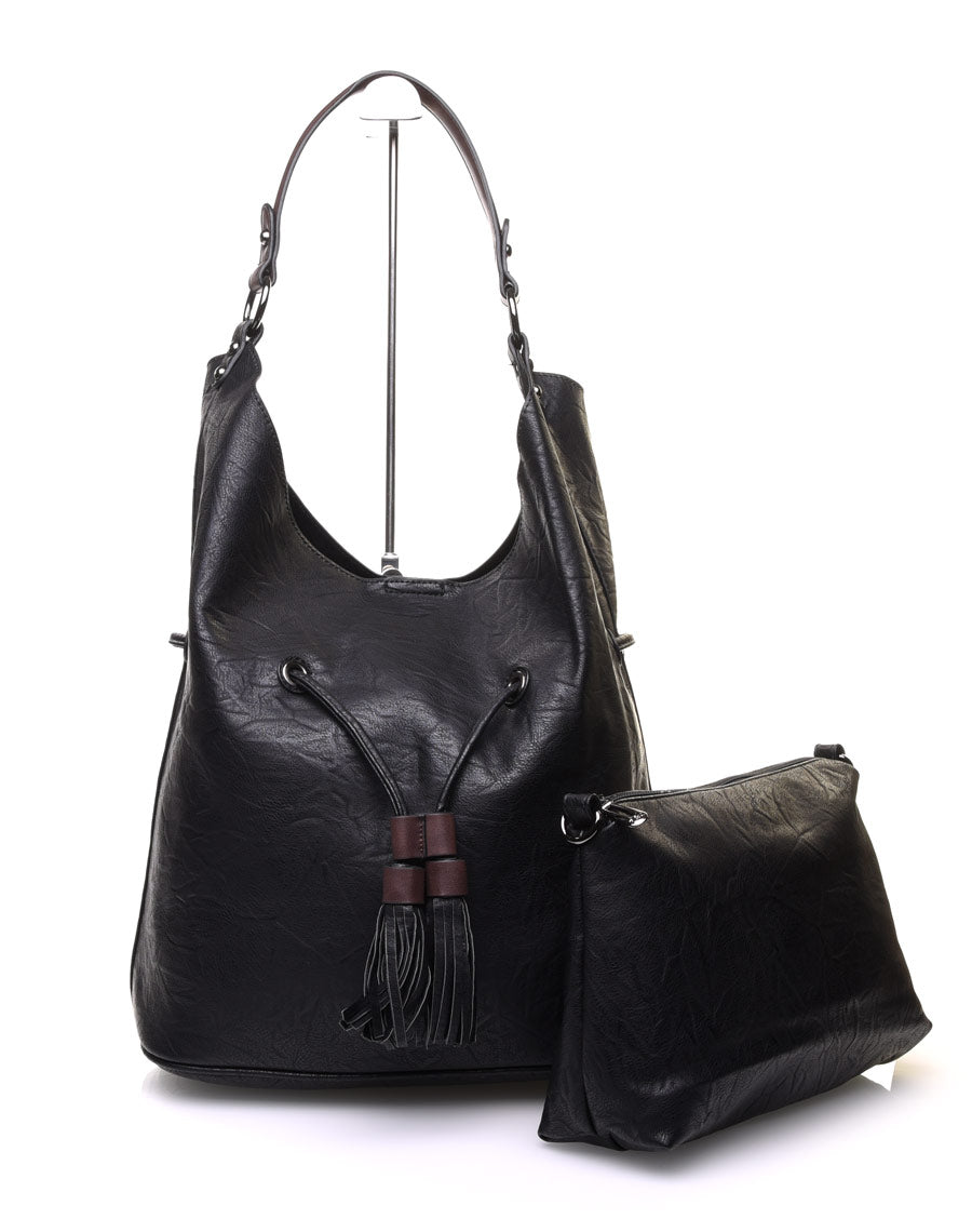 Large sac quotidien noir
