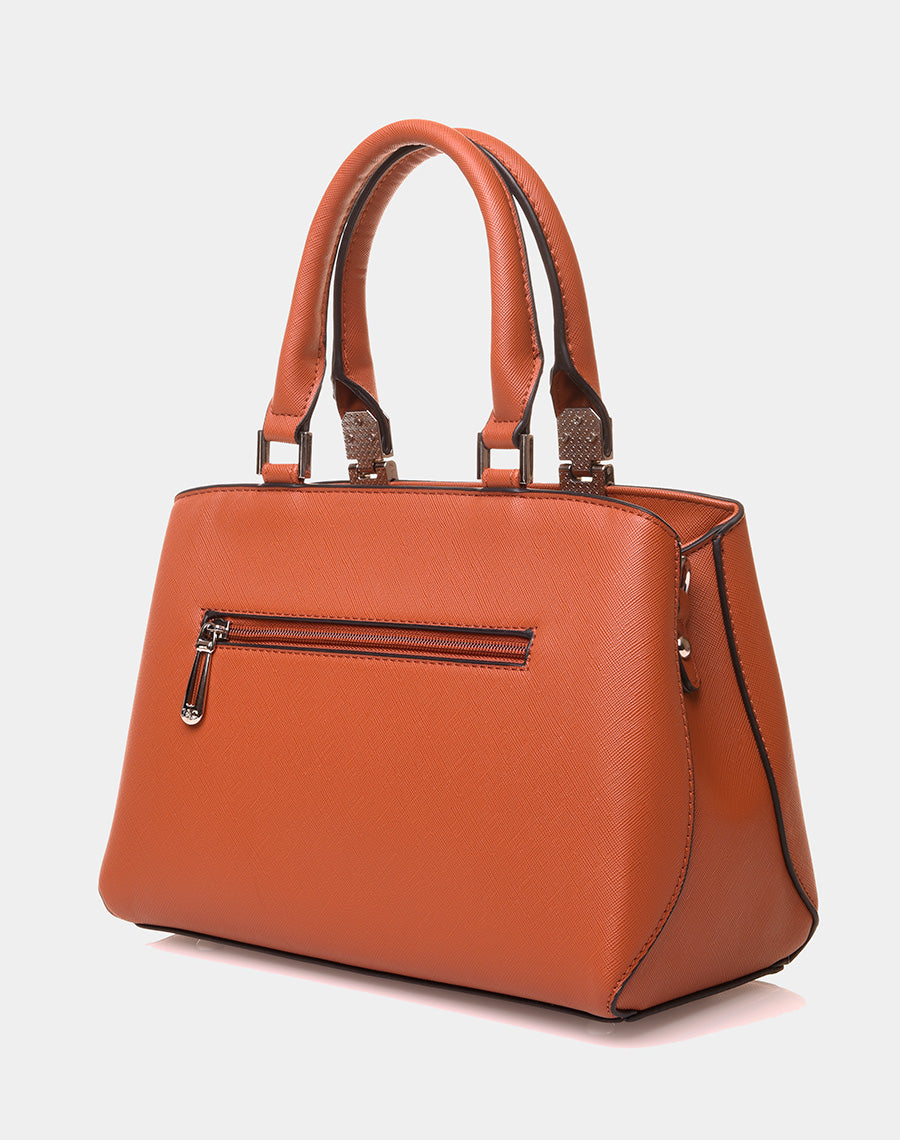 Mini sac à main camel