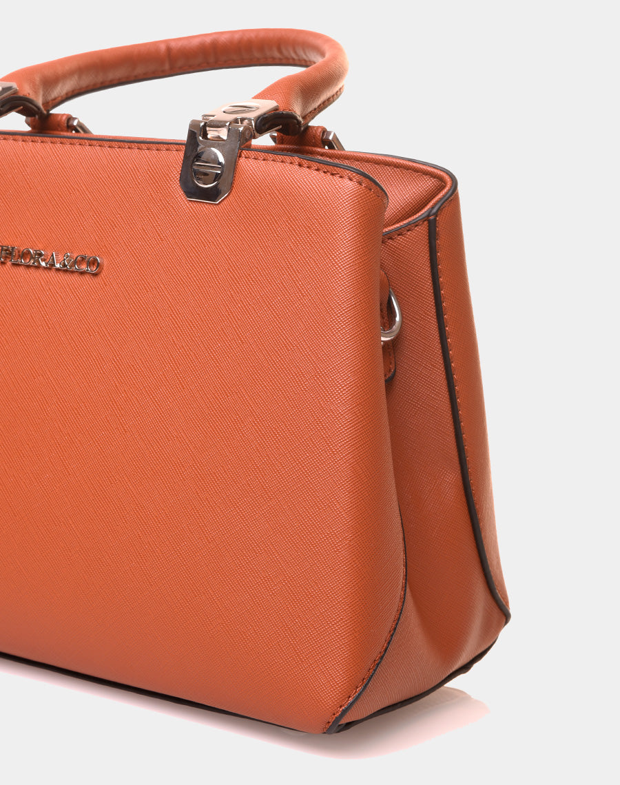 Mini sac à main camel