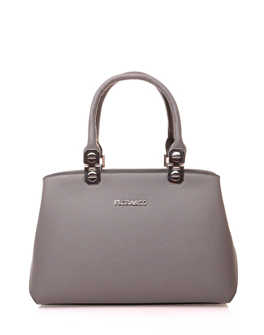 Mini sac à main gris