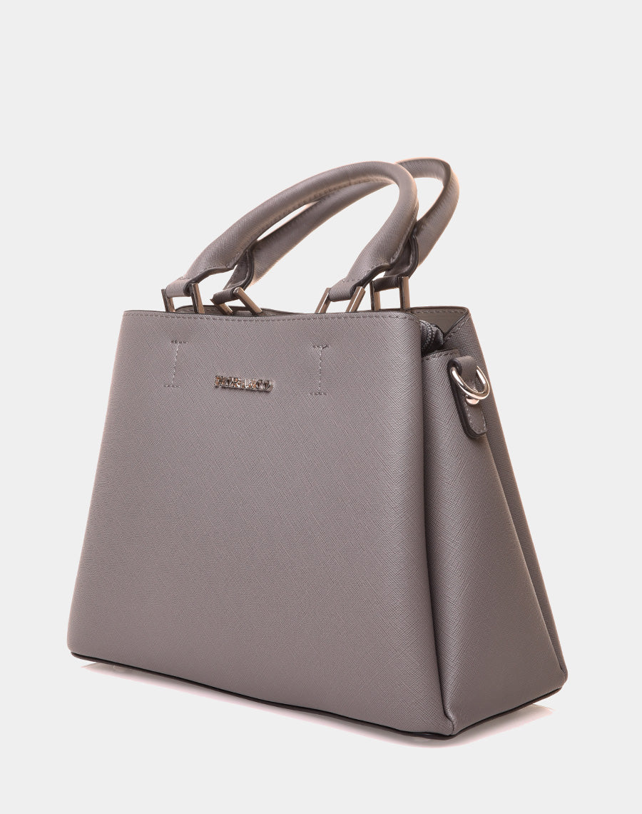 Mini sac à main gris