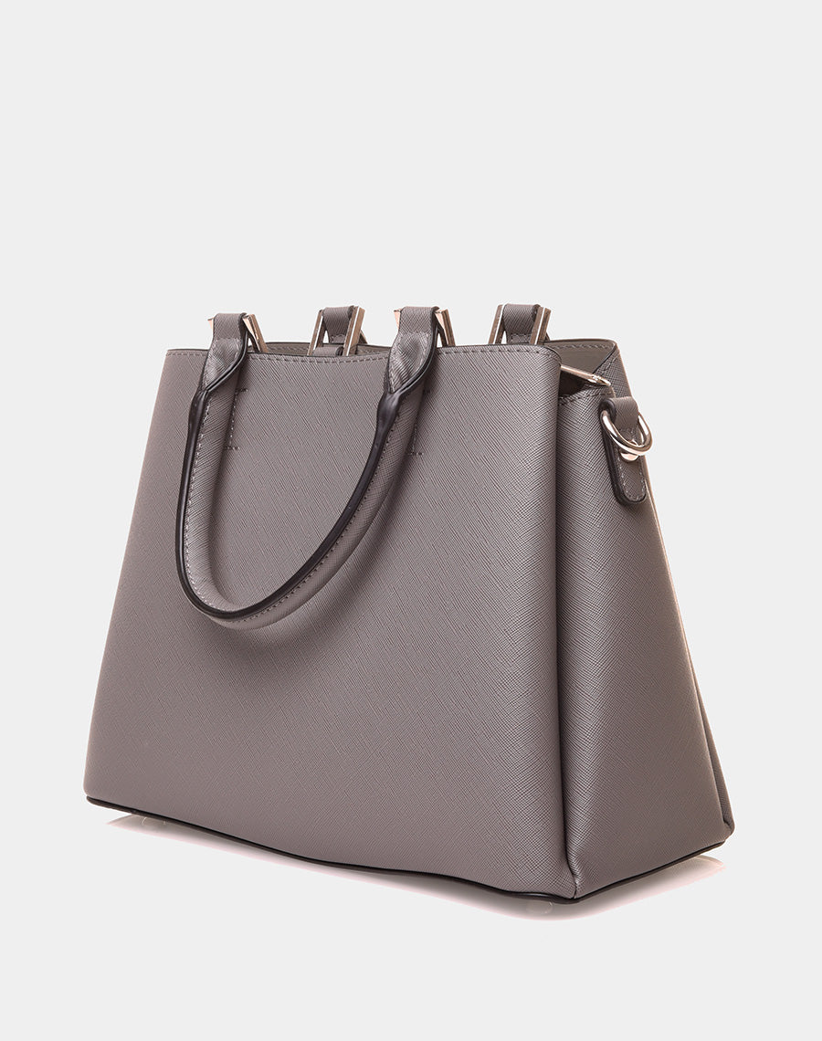 Mini sac à main gris