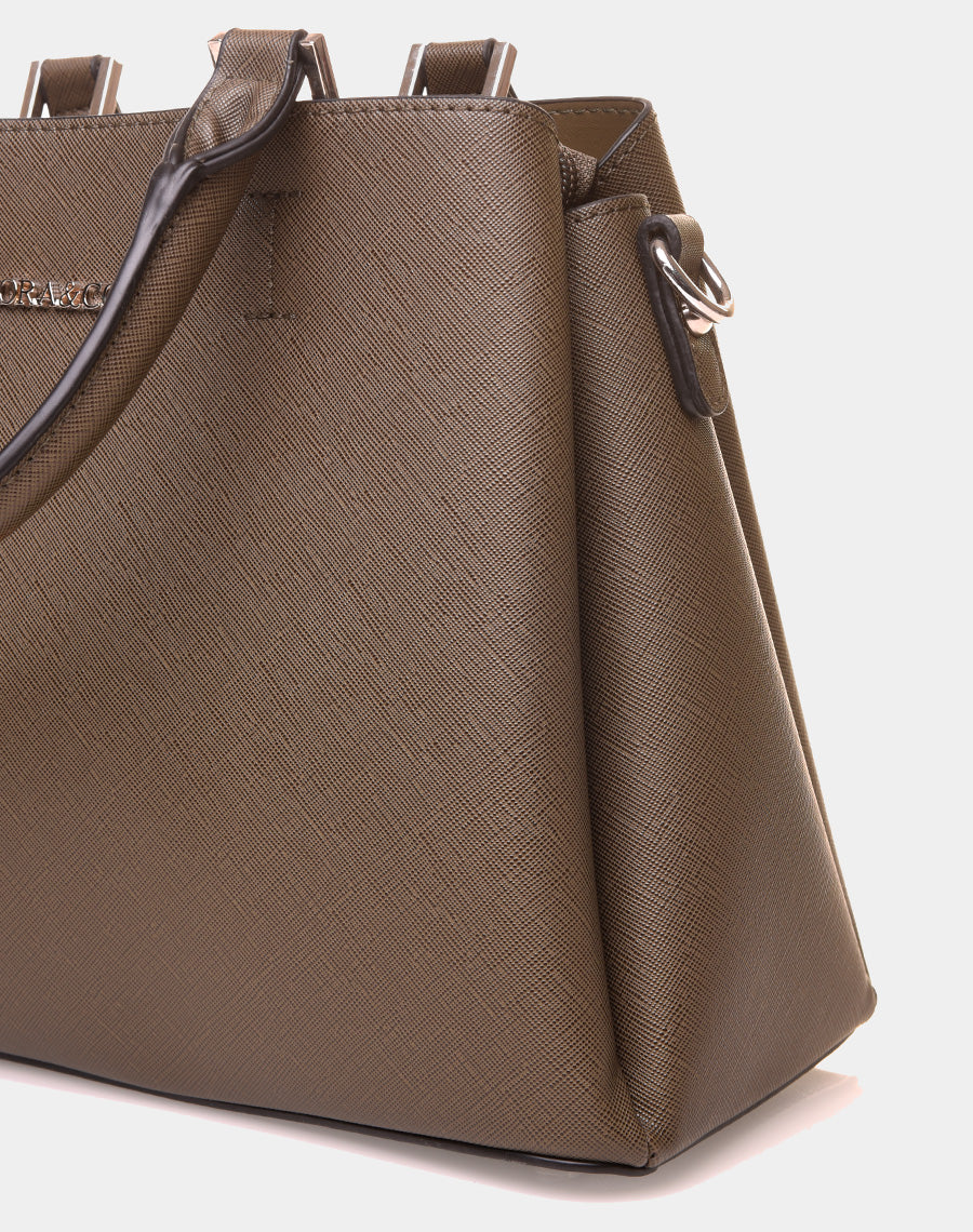 Mini sac à main kaki