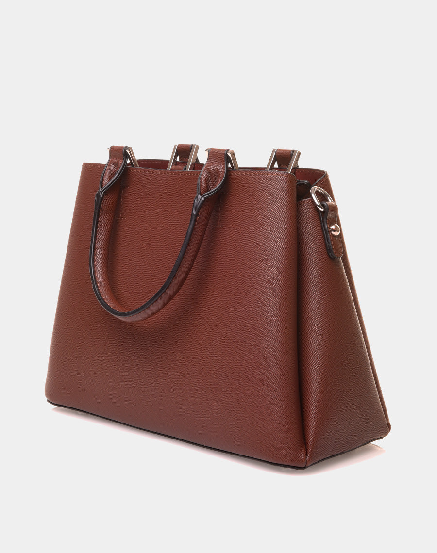 Mini sac à main marron