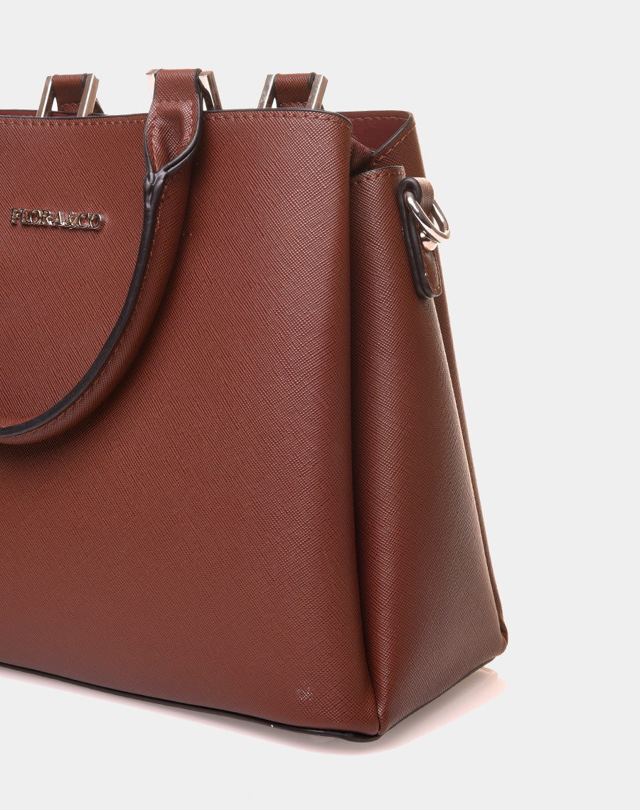 Mini sac à main marron