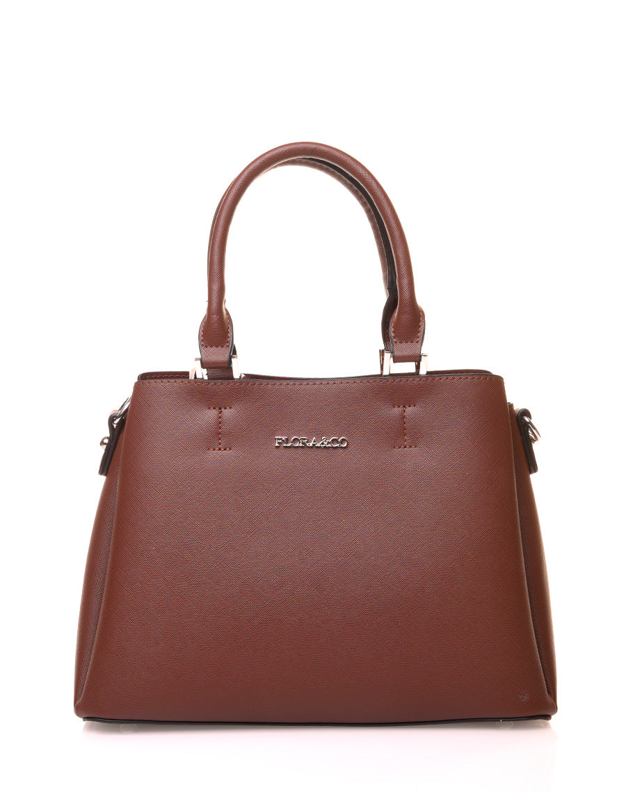 Mini sac à main marron