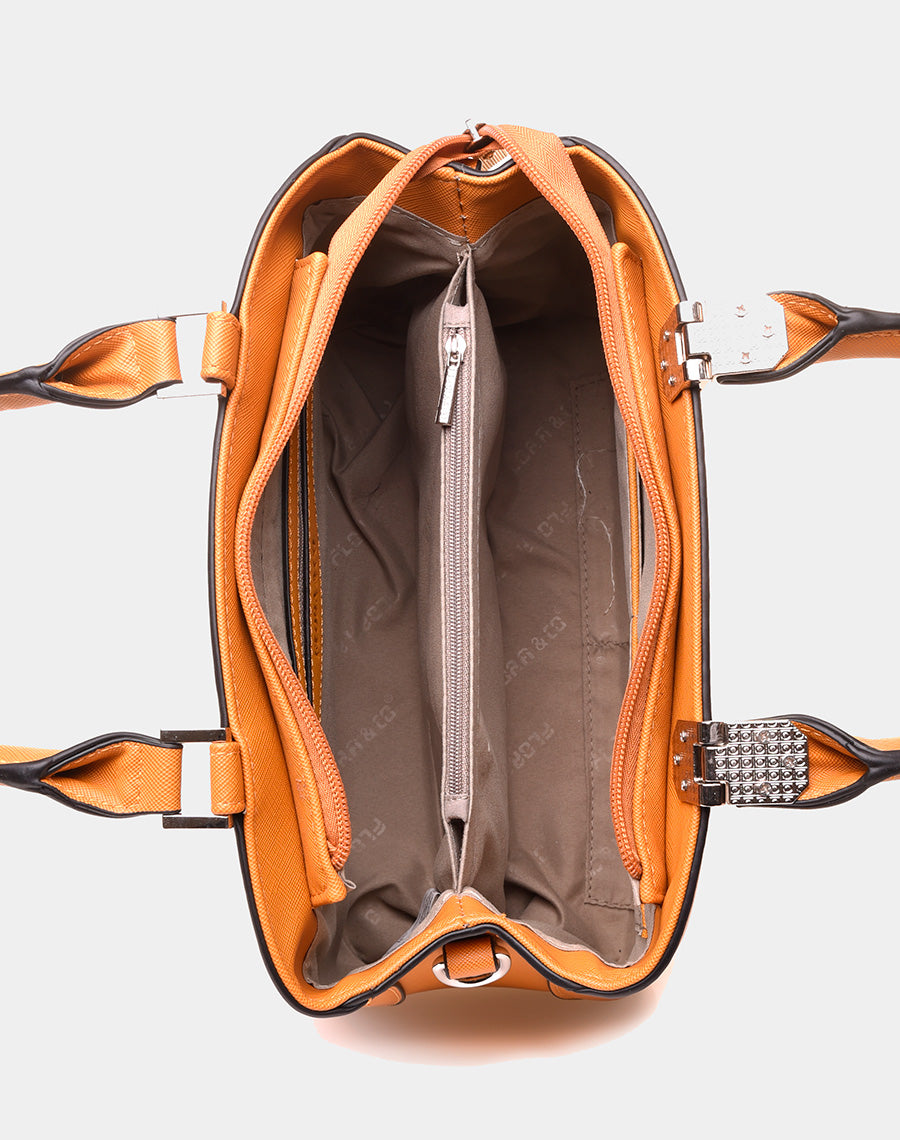 Mini sac à main moutarde