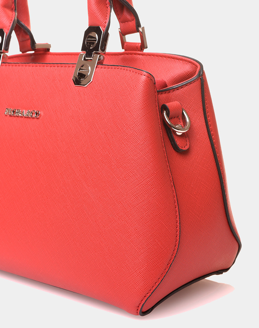 Mini sac à main rouge