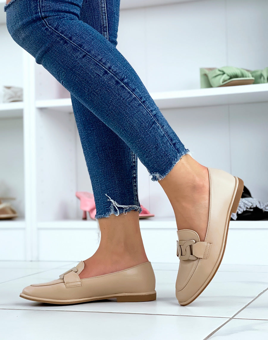 Mocassins beiges