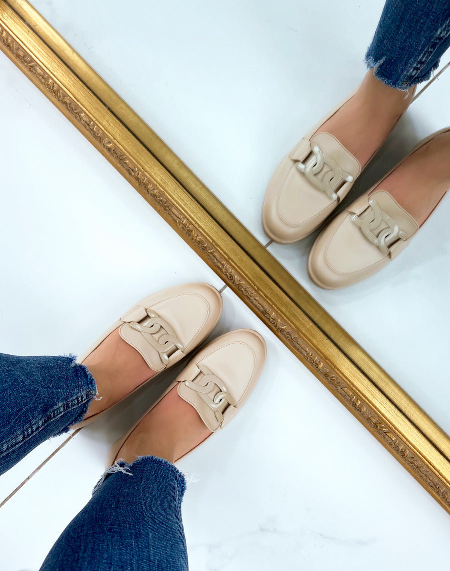Mocassins beiges