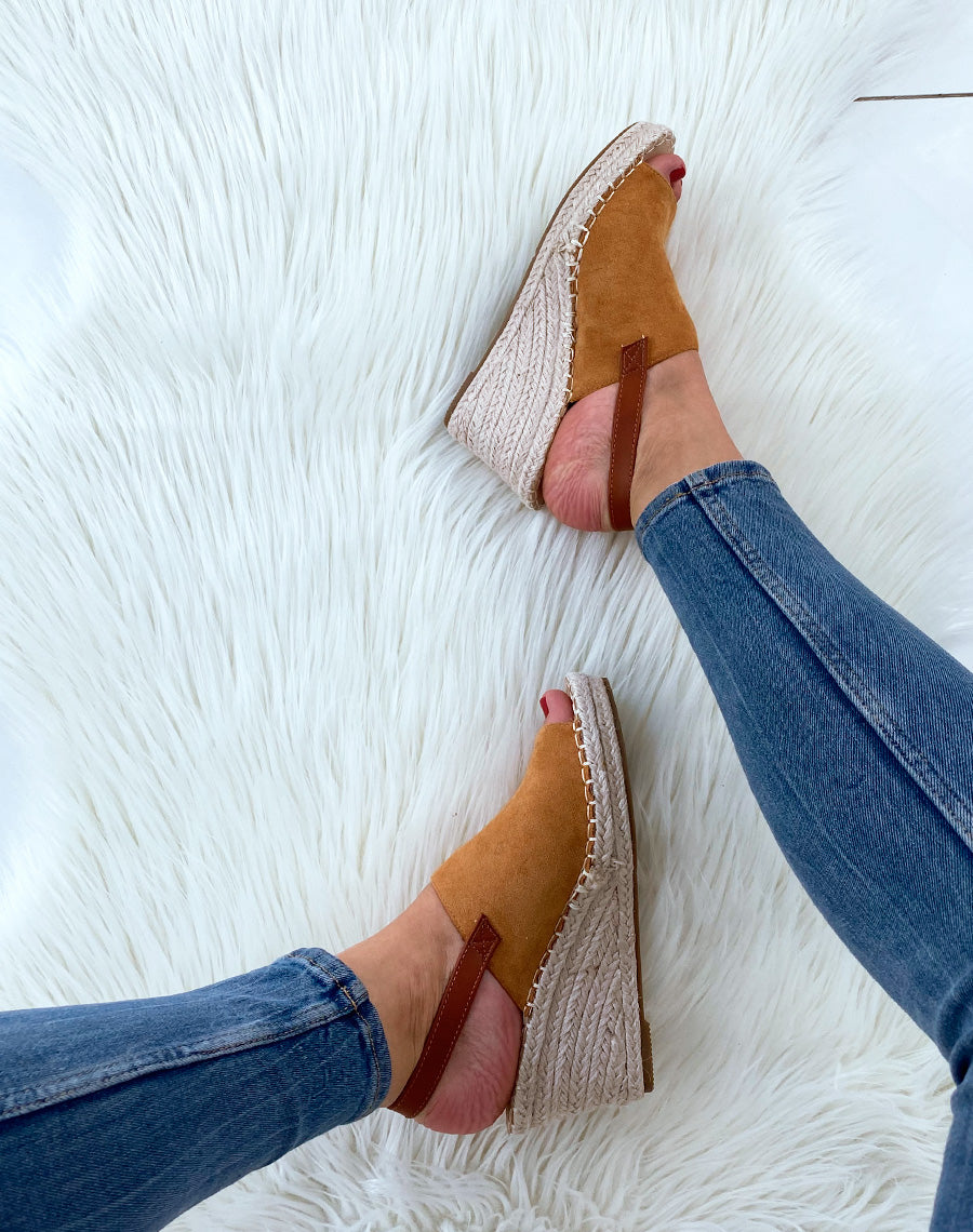 Mules camel ouvertes