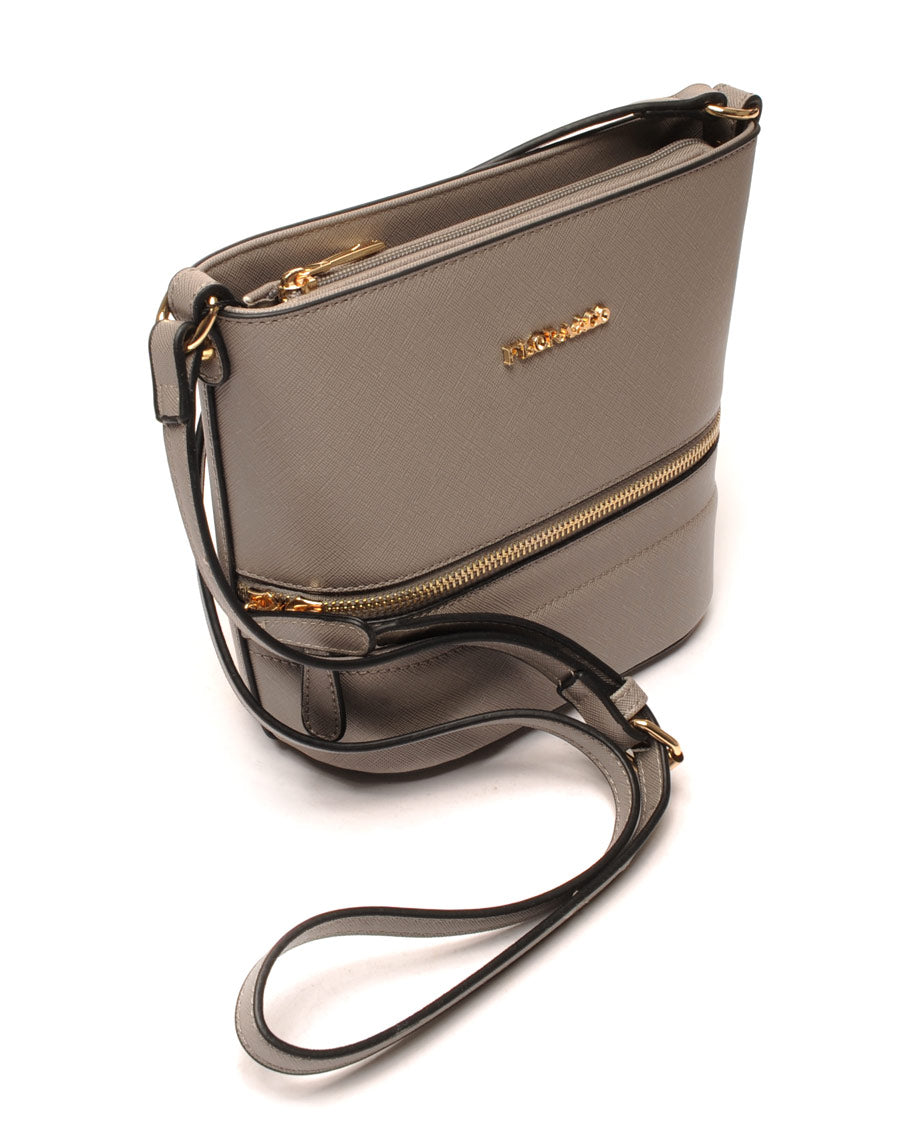 Petit sac bandoulière gris souris