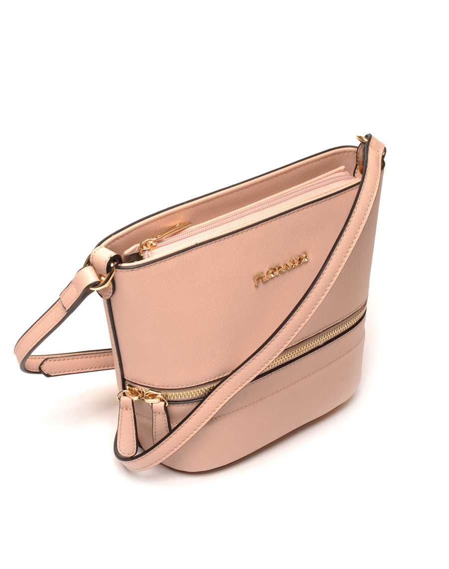 Petit sac bandoulière rose pale
