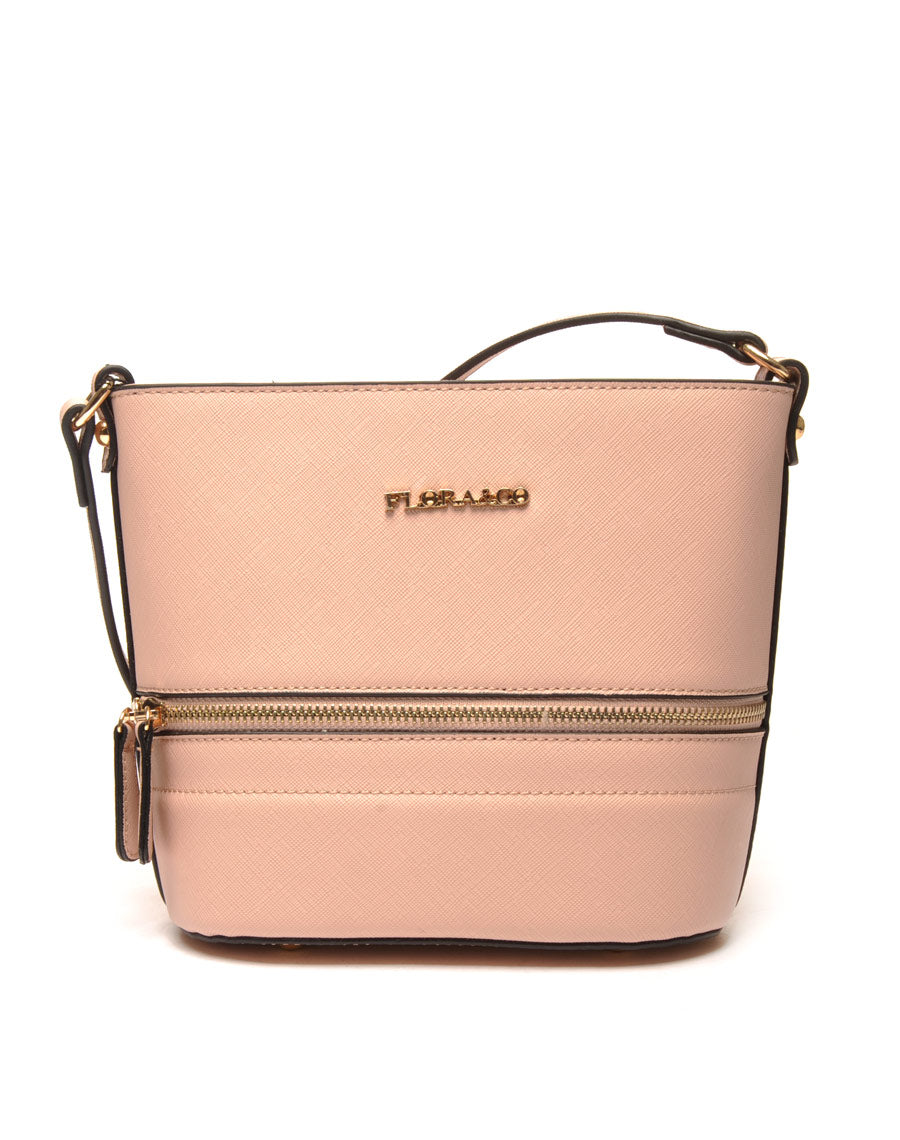 Petit sac bandoulière rose pale