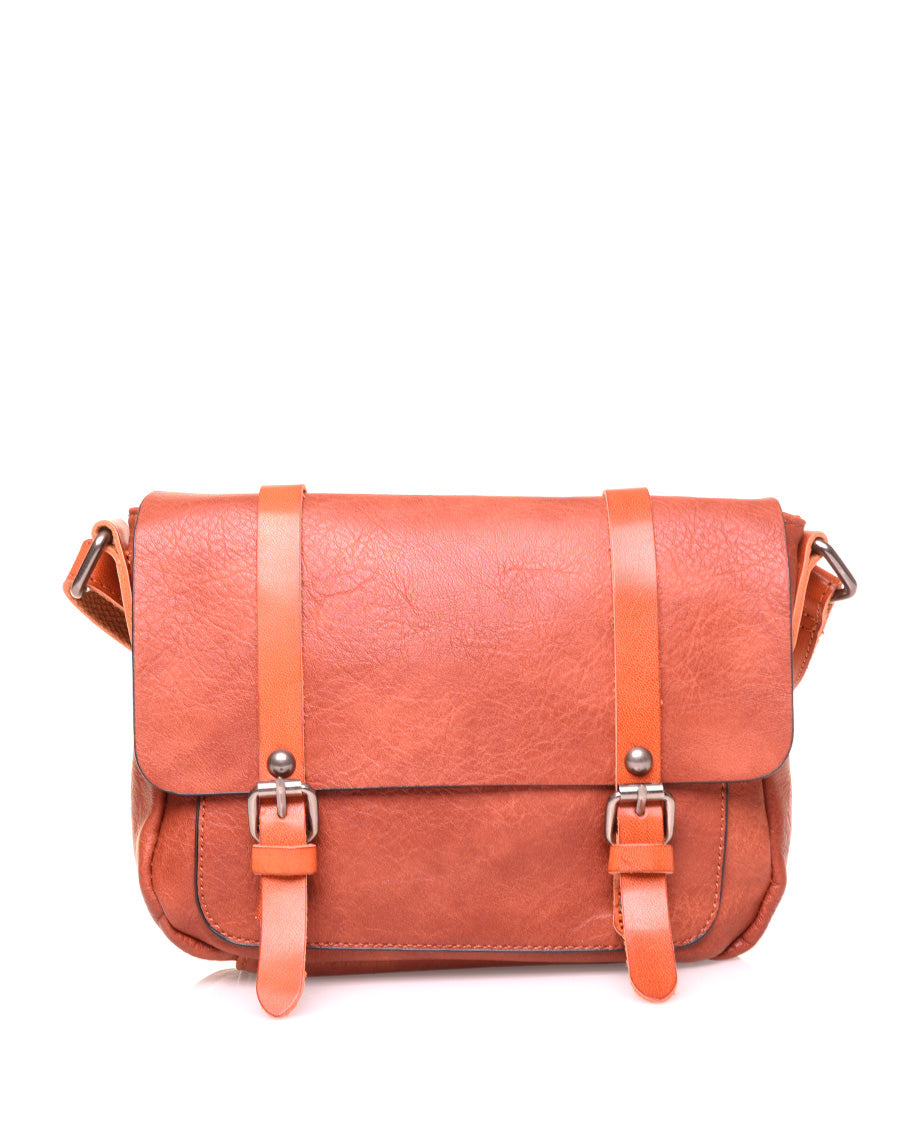 Petit sac bandoulière vintage brique