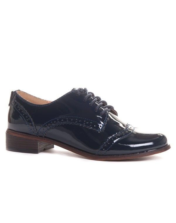 Richelieu vernie bleue ideal