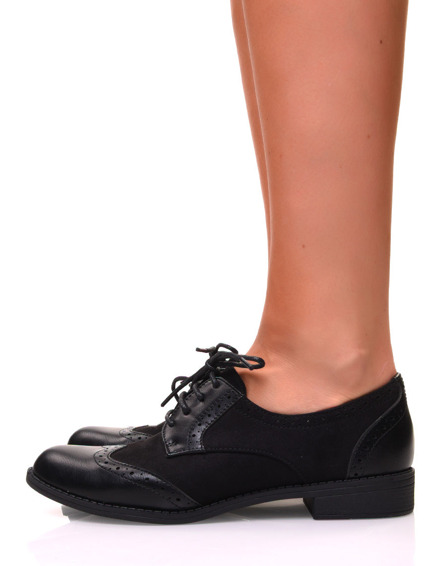 Richelieus bi-matières noires