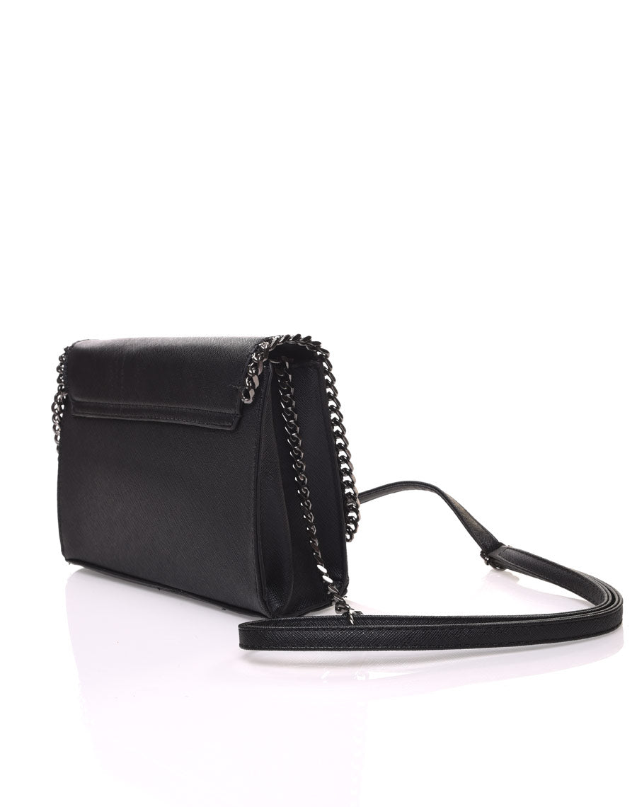 Sac bandoulière avec chaine noir