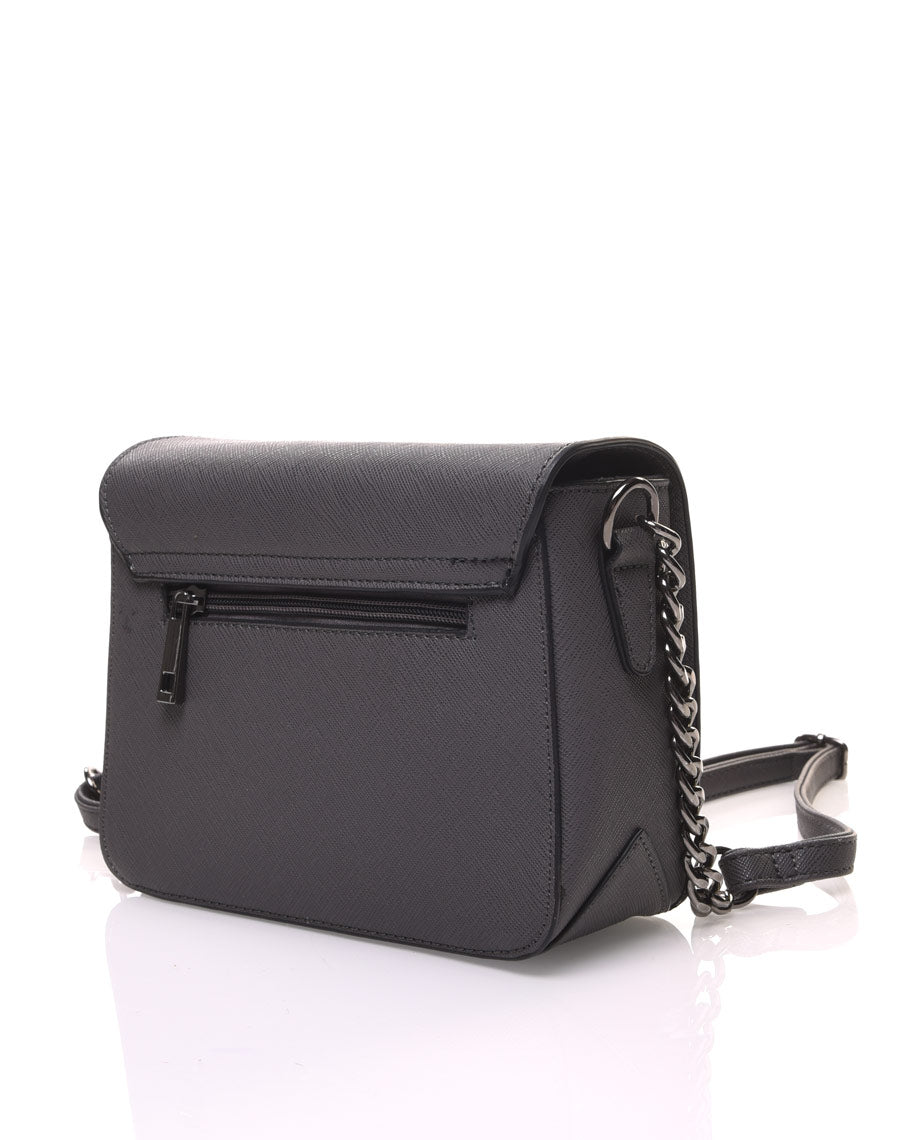 Sac bandoulière clouté gris