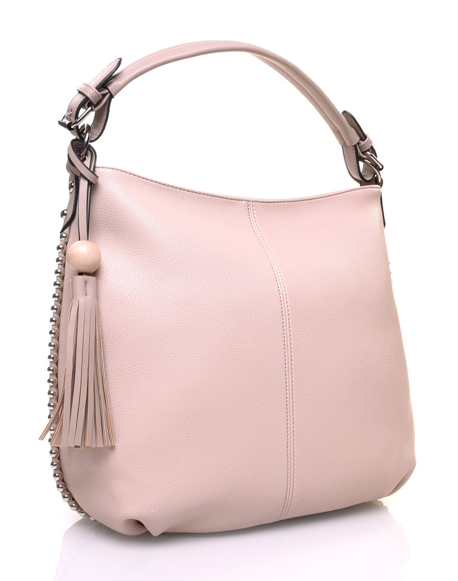 Sac bourse beige
