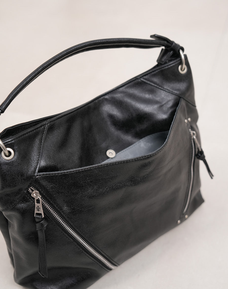 Sac cabas besace noir