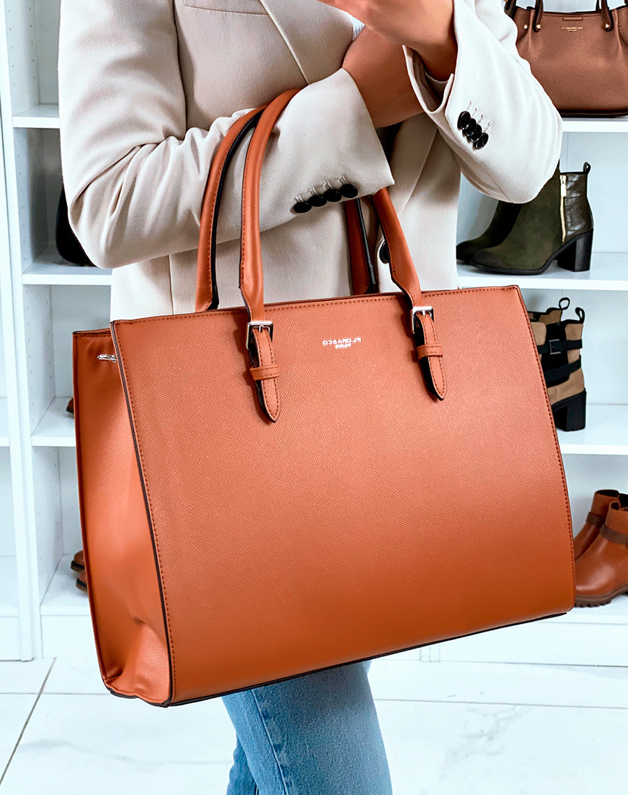 SAC CABAS CAMEL CHIC ? DETAILS ARGENT?S