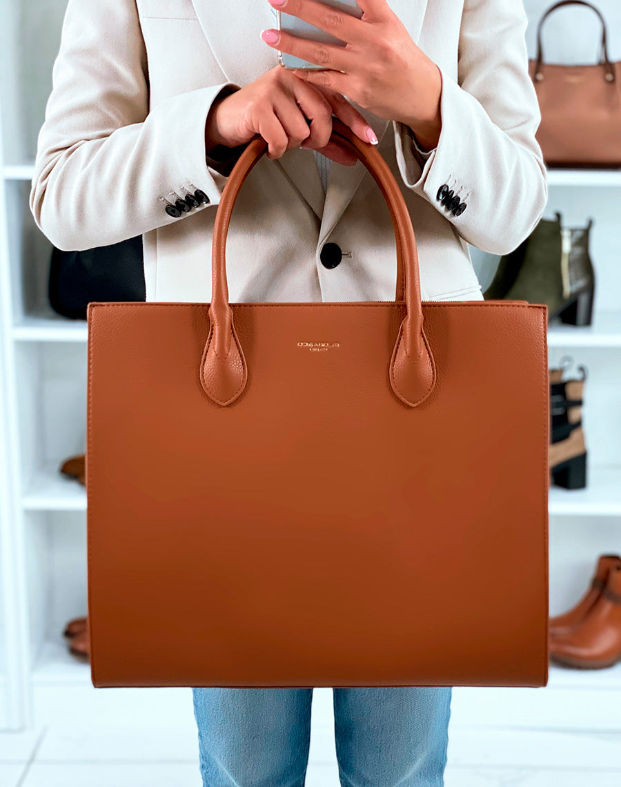 SAC CABAS CAMEL PRATIQUE ET GLAMOUR