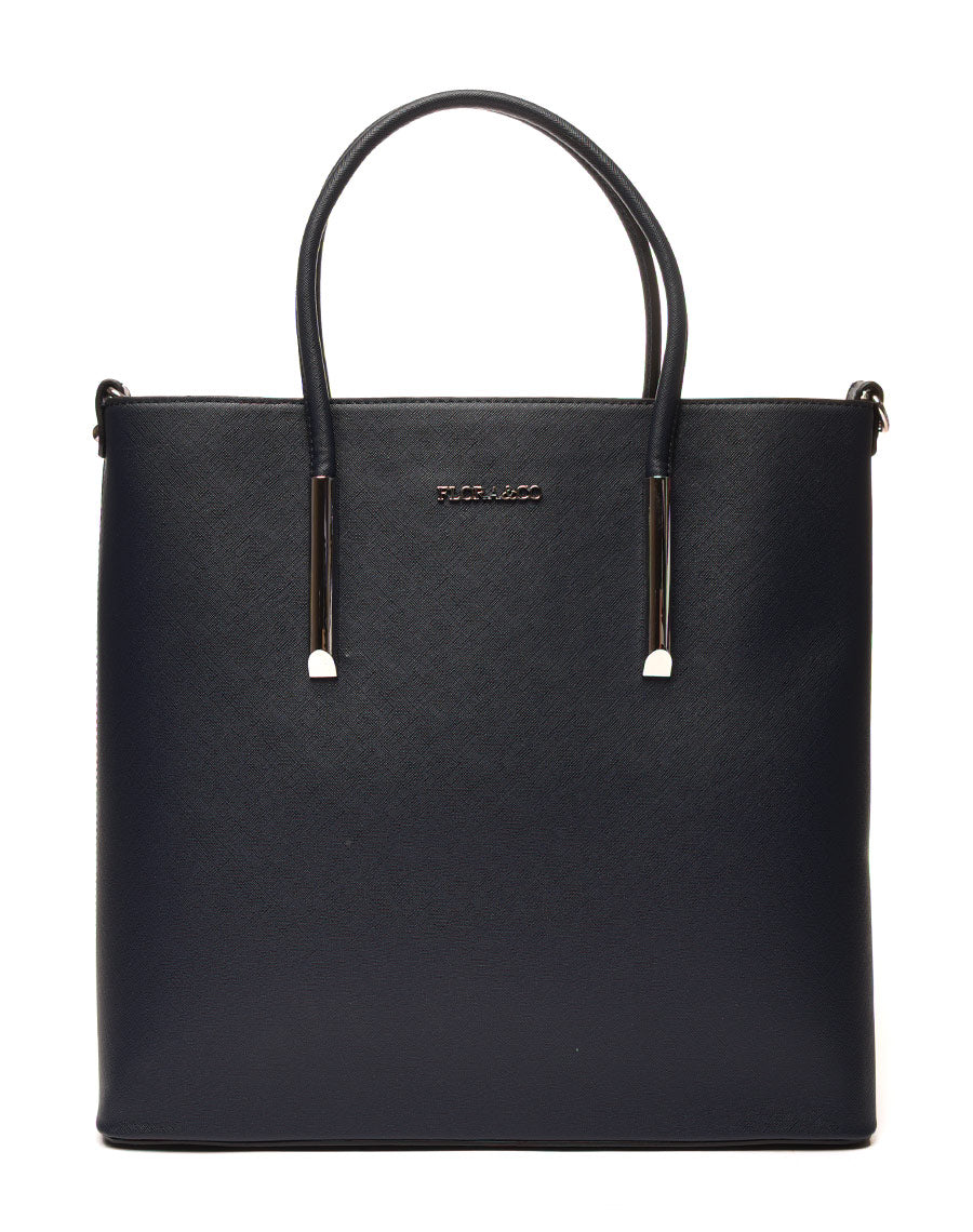Sac cabas carré bleu