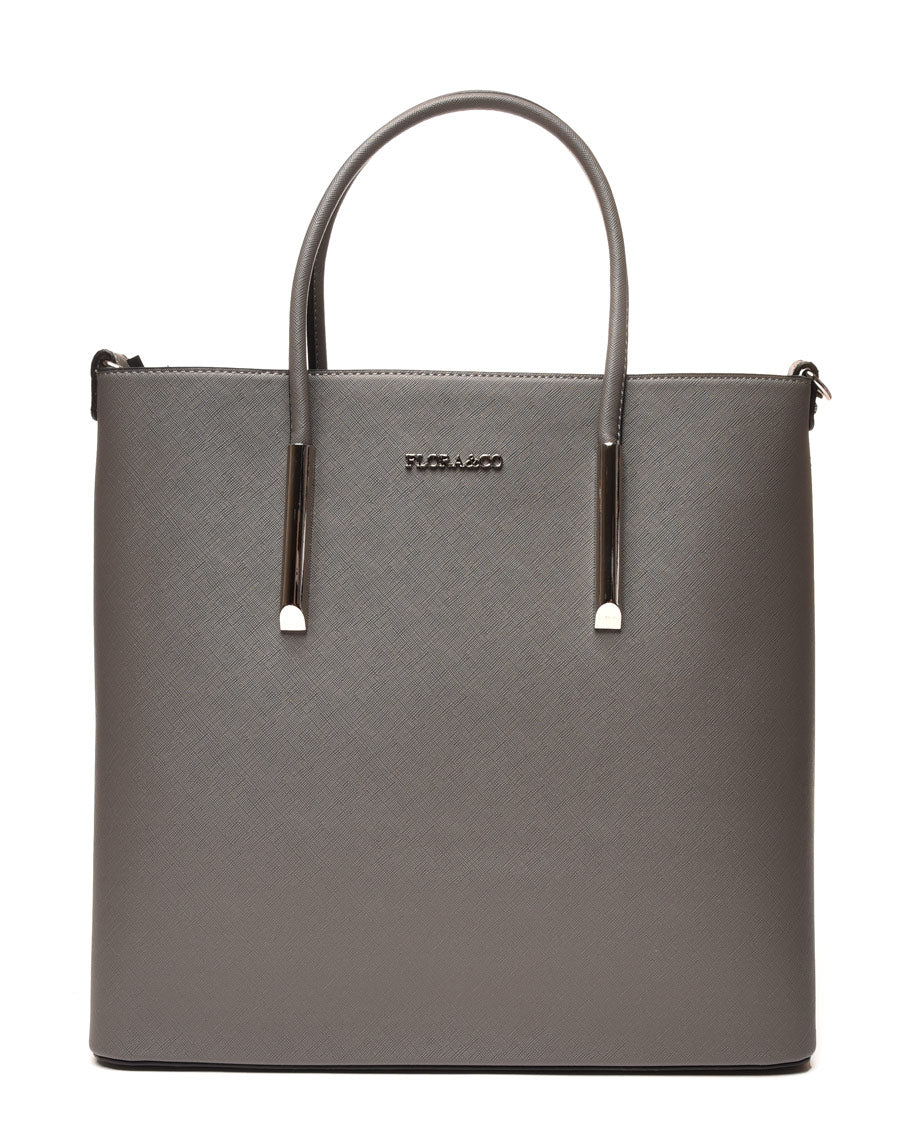 Sac cabas carré gris