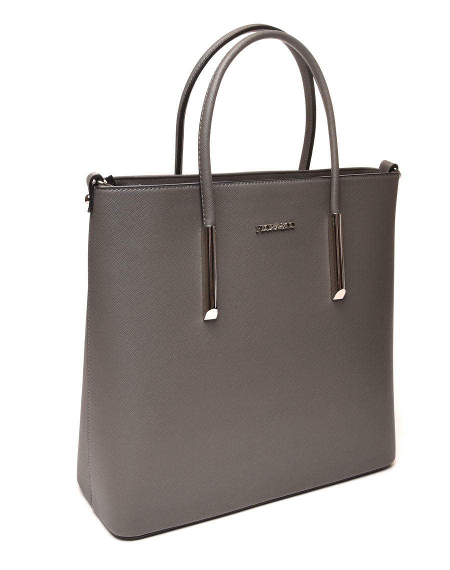 Sac cabas carré gris