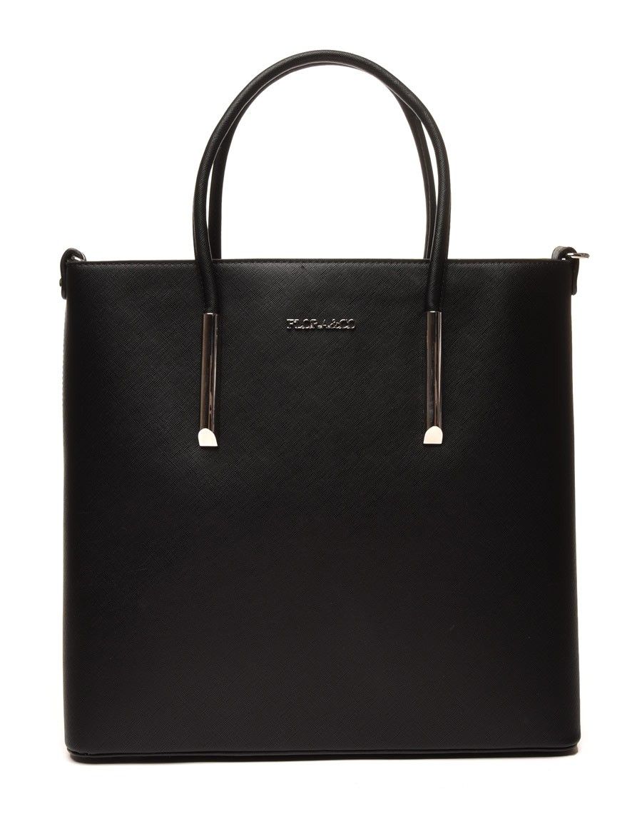 Sac cabas carré noir