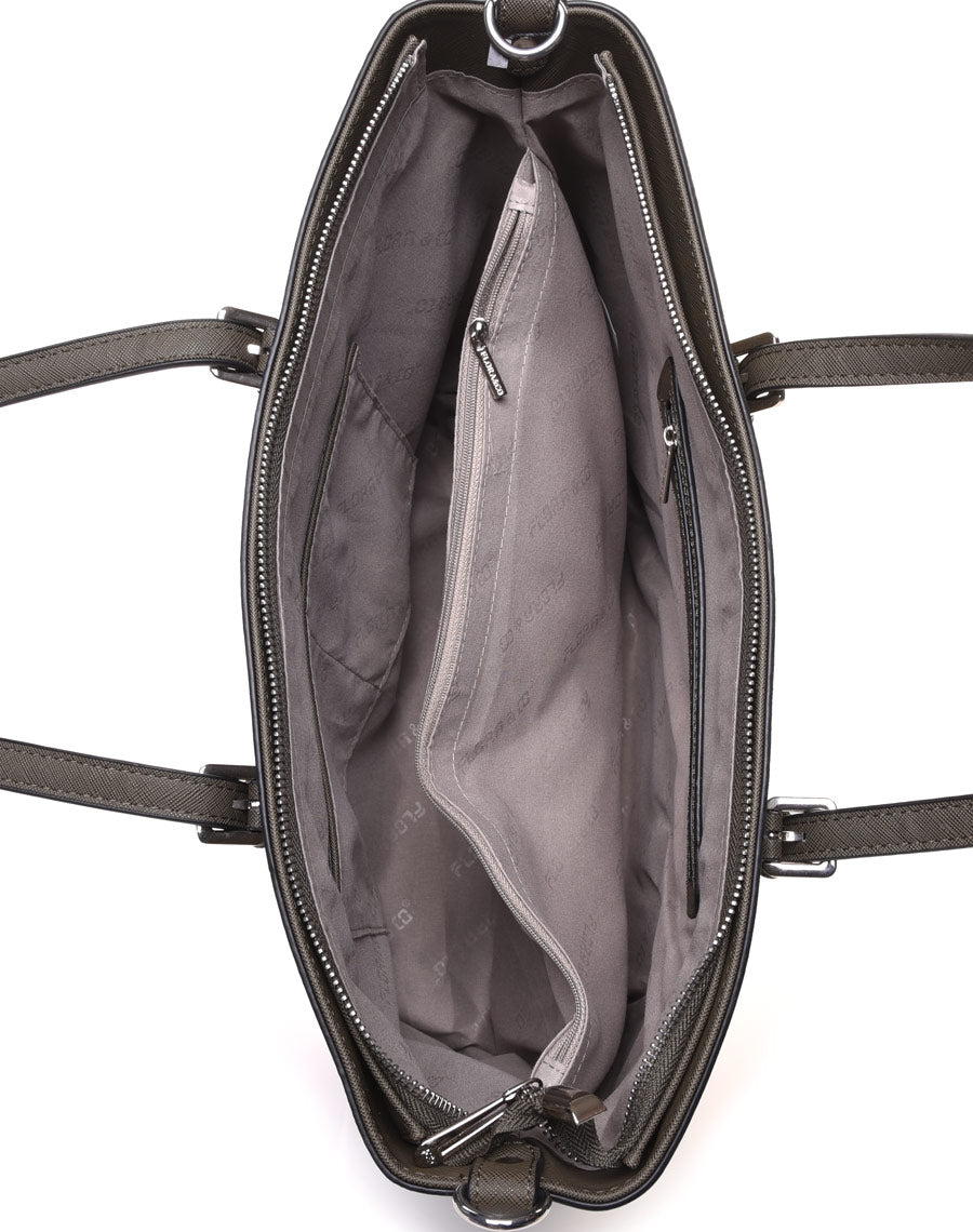 Sac cabas classe kaki