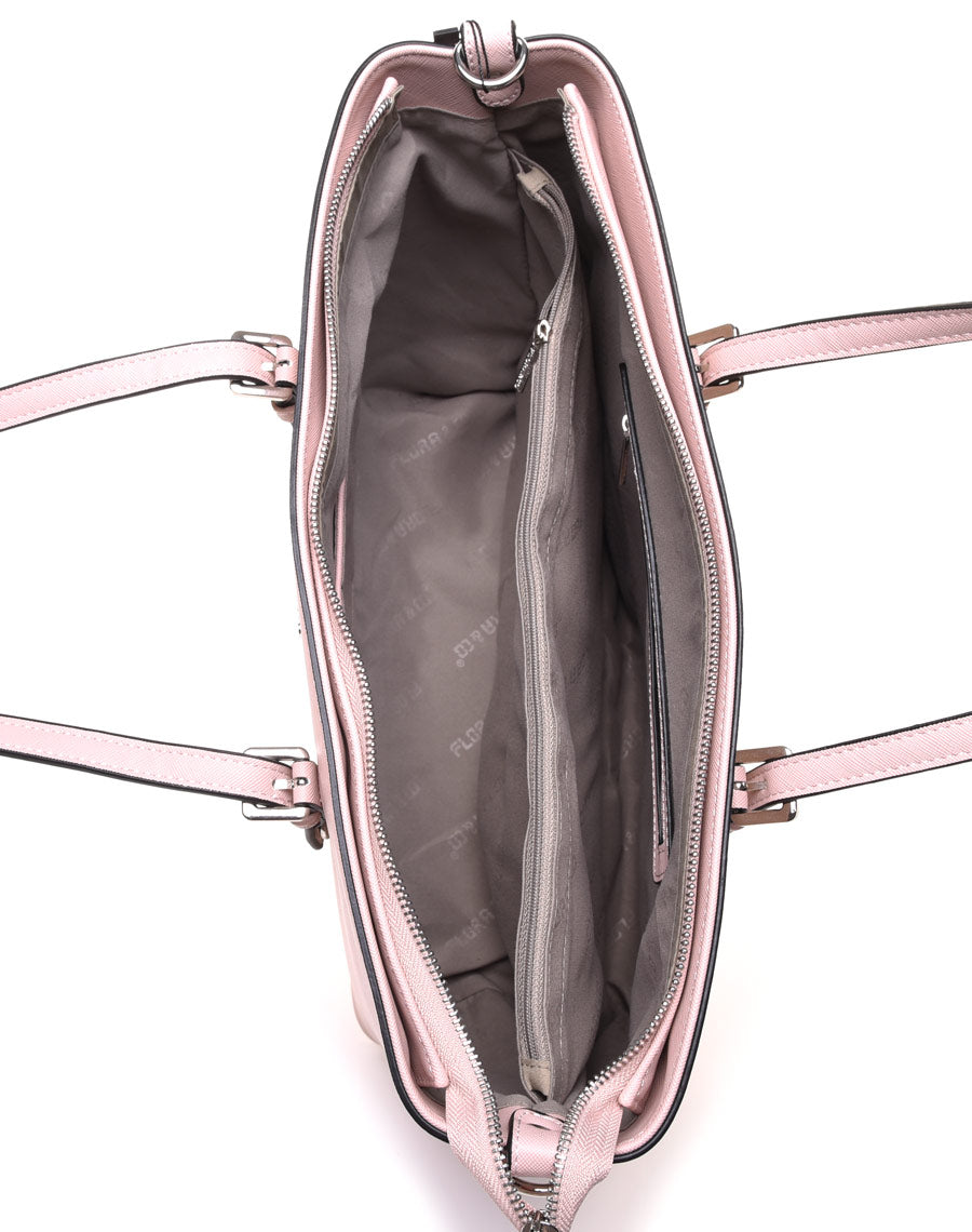 Sac cabas classe rose pale