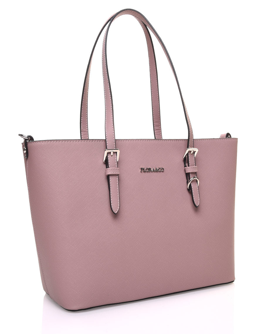 Sac cabas classe vieux rose