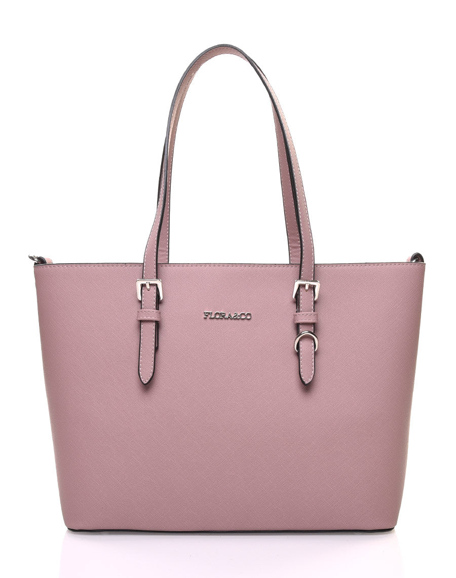 Sac cabas classe vieux rose