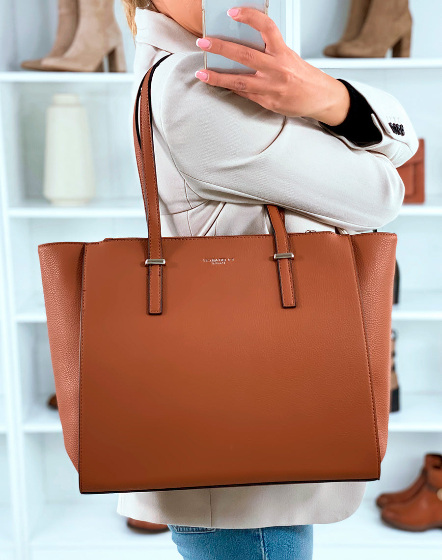 Sac Cabas Femme Camel - L'Élégance au Service de la Fonctionnalité