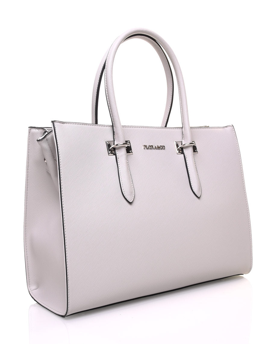 Sac cabas gris clair