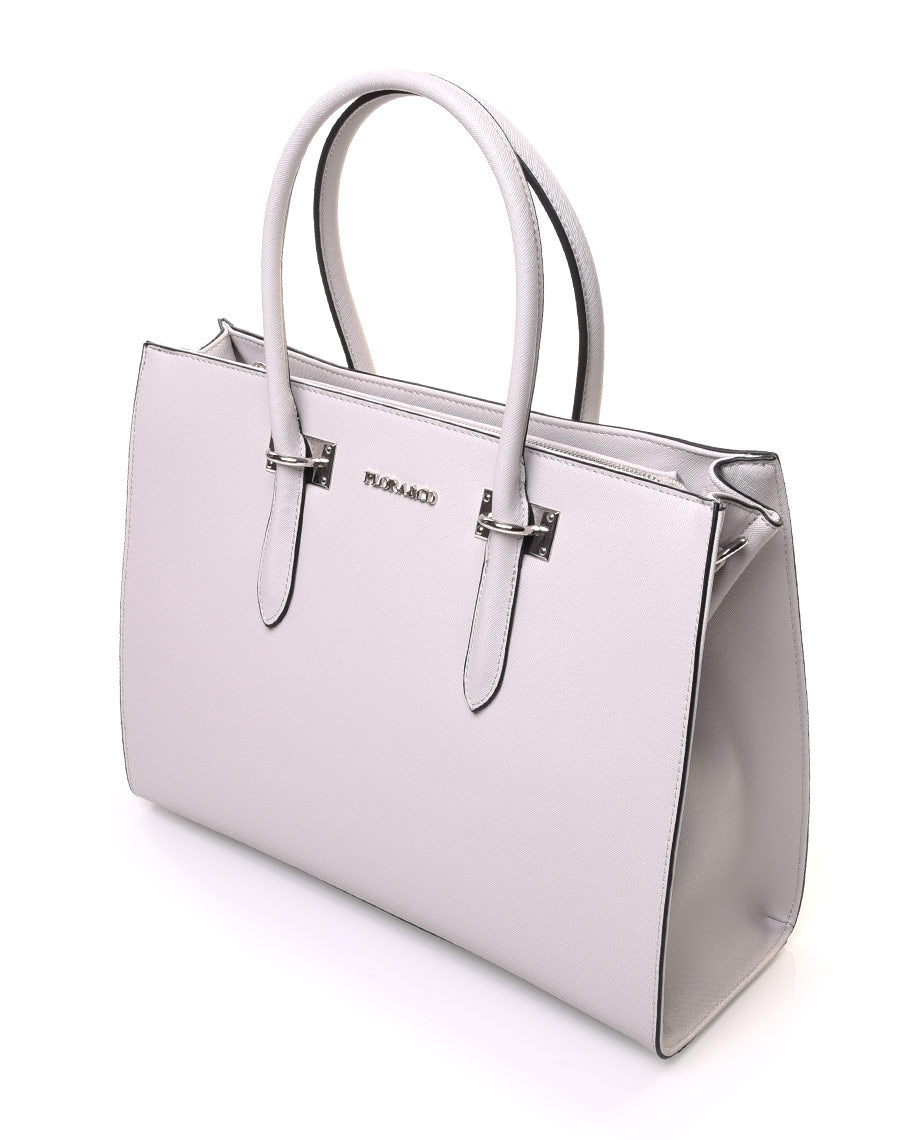 Sac cabas gris clair